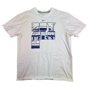 Nike Kansas City RoyalsShirt Men's XL White KC MLB Baseball Kauffman